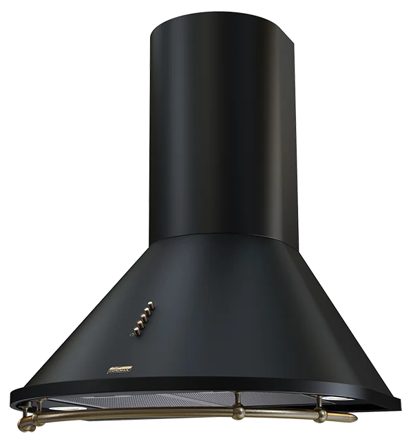 NIKOL 600 black/bronze push button