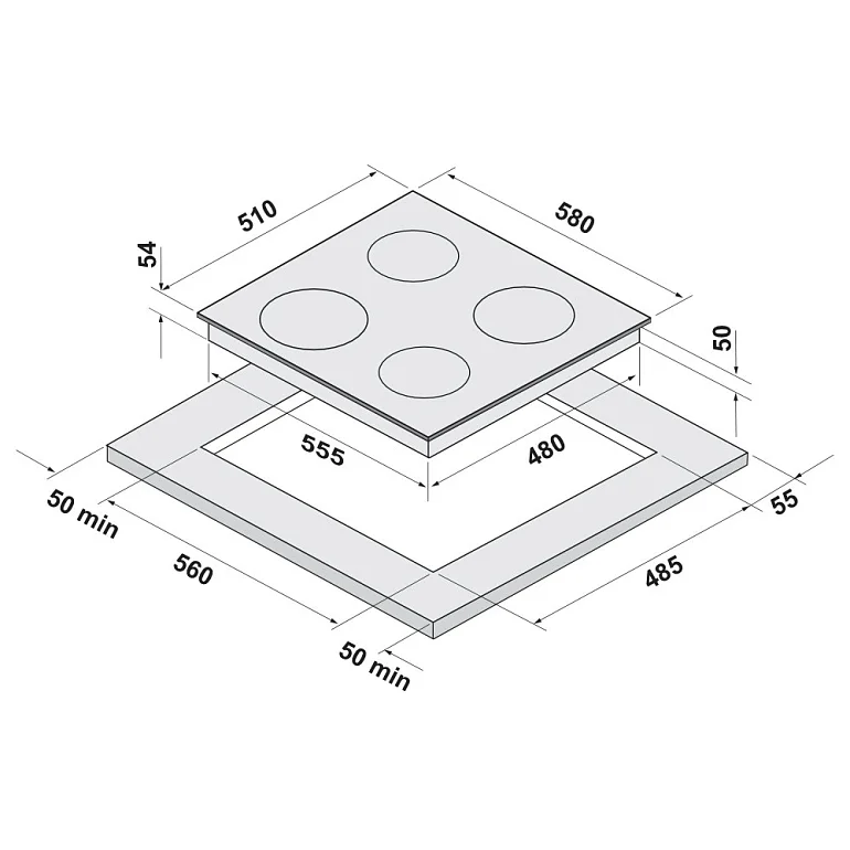 TELLER 60 BL/S K
