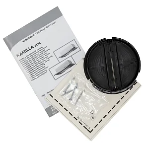 Kamilla slim 600 inox/inox (2 мотора)
