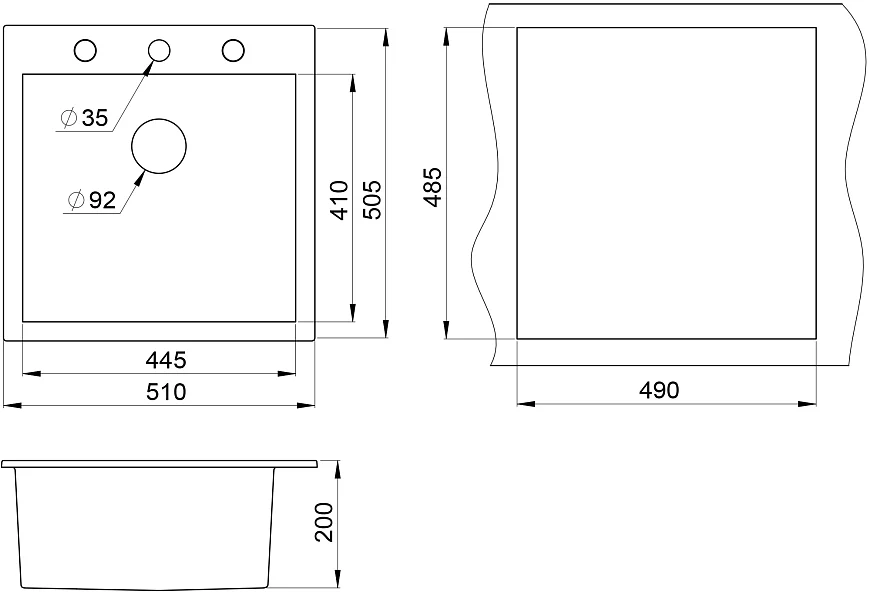 QUADRAT W510-520 1 SAND