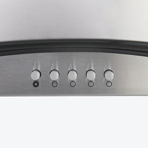 SABRINA 600 inox/glass push button