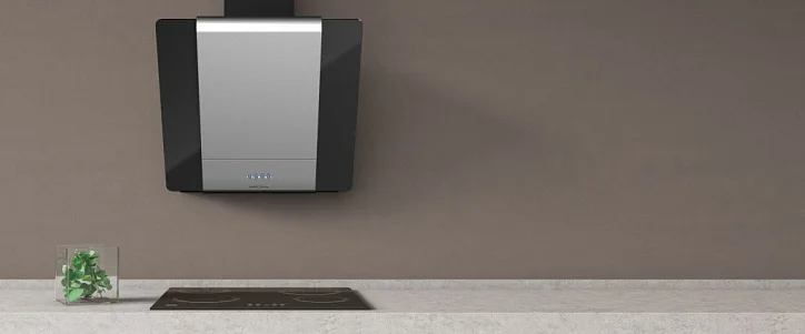 TALLI 600 inox/black glass 3P