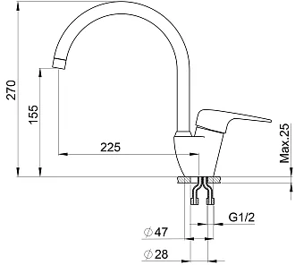 WASSER H270 1 GRAY