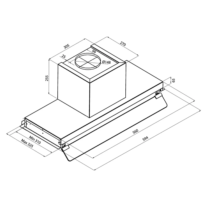 IDA 600 INOX 3P