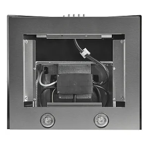 SABRINA 600 inox/glass push button