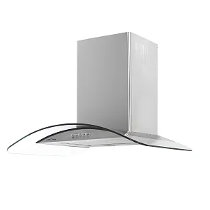 SABRINA 600 inox/glass push button