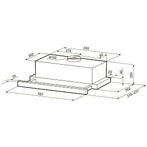 KAMILLA T SENSOR MAX 600 Black