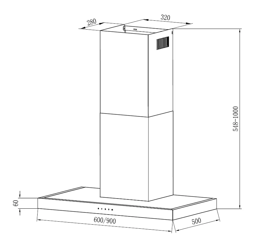 RUT 600 inox 3P-S